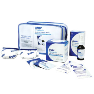 Bruder Hygienic Eyelid Care Kit to help with eyelid and lash hygiene and health as well as dry eye and allergy symptoms
