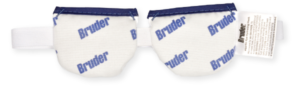The Bruder Mask Moist Heat Eye Compress with patented technology that helps relieve dry eye